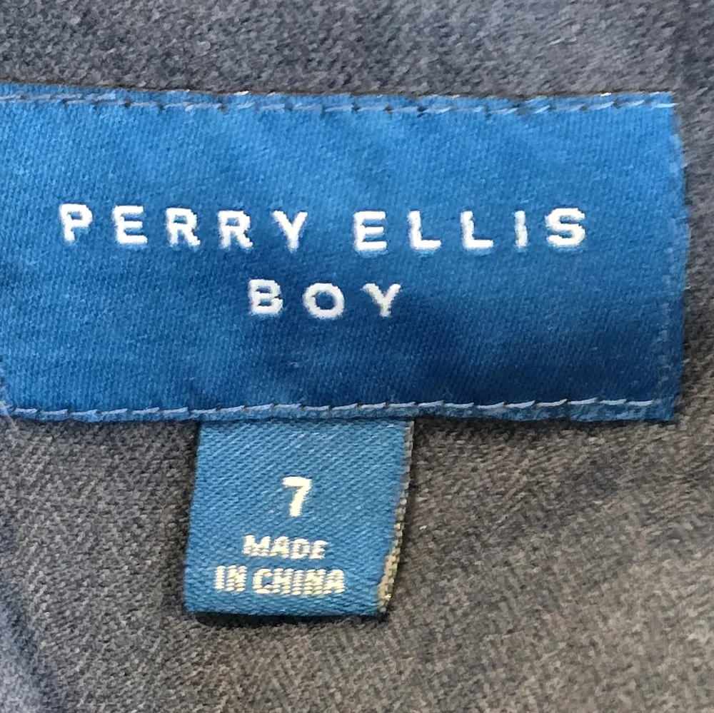 PERRY ELLIS Boy Navy Quilted Parka Hooded Coat Jacket Kids Boys 7